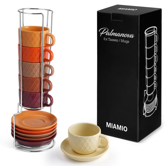 Juego de 6 tazas de espresso Palmanova Collection (Edición Magma)