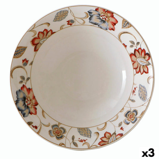 Salad Bowl Queen´s By Churchill Jacobean Ceramic China crockery (Ø 23,5 cm) (3 Units)