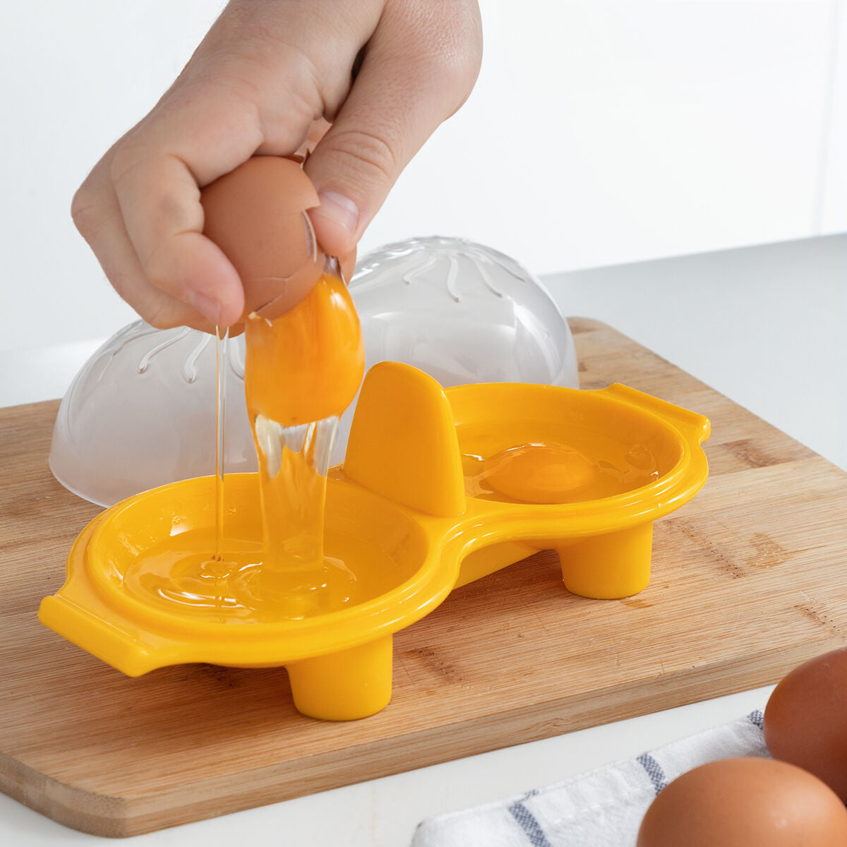 Cuece huevos Doble de Silicona Oovi InnovaGoods